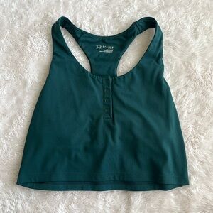 Aerie Offline Green Sports Bra Top